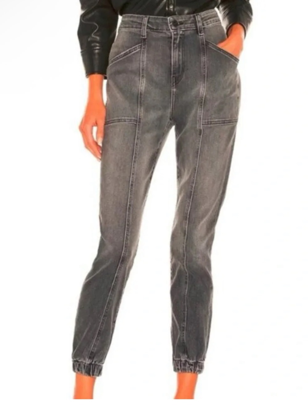 Jonathan Simkhai Wiley Charcoal Ankle joggers